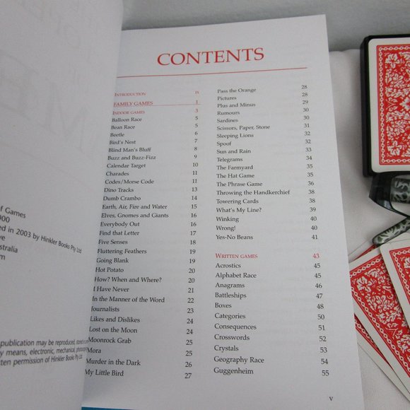 The Encyclopedia Of Games NWOT Paperback by Barb Whiter - Picture 7 of 10